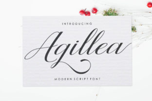 Agillea: A Modern Calligraphy Script Font for Campaigns