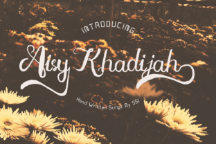 Aisy Khadijah: A Cursed Handwritten Font for Bold Campaigns