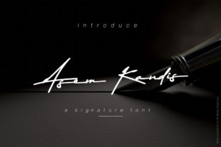 Asem Kandis: A Handwritten Script Font for Handmade Products