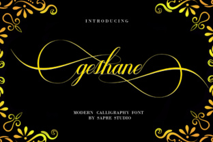 Geshane: A Script Font That Brings Elegance to Editorial Design