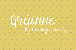 Grainne Script Brings Handcrafted Charm to Product Labels and Printables