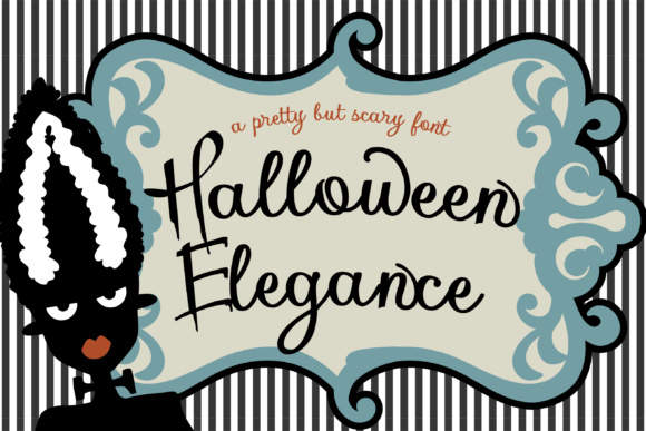 Halloween Elegance: A Script Font That Brings Handmade Products to Life