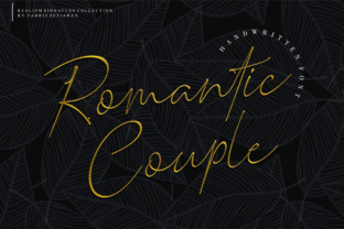How Romantic Couple Became the Signature Font for My Branding Project