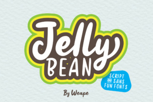 Jelly Bean: A Hand Lettered Font for Editorial Charm
