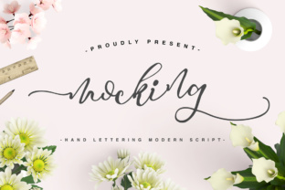 Mocking Font Brings Flirty Elegance to Handmade Products