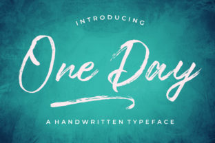 One Day Font: A Modern Script Typeface for Digital Design