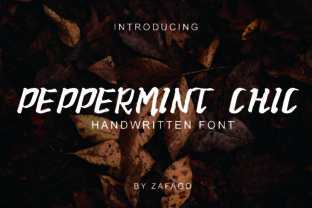Peppermint Chic: A Handwritten Font That Brings Personality to Modern Web Design