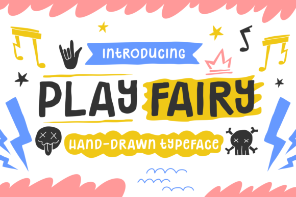 Play Fairy Font: A Hand-Drawn Typeface for Playful Brand Content
