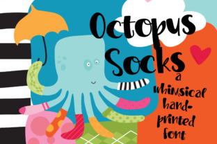 PN Octopus Socks: A Playful Script Font That Adds Character to Web Design