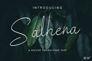 Salhena Font: A Handwritten Script for Crafters and Small Shop Owners