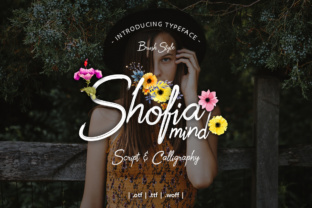 Shofia Mind: A Calligraphy Script Typeface for Editorial Design