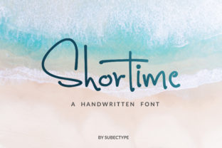 Shortime: A Handwritten Font That Fits Real Branding Work