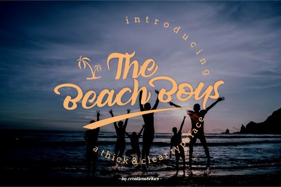 The Beach Boys Typeface Brings Elegance to Digital Campaigns