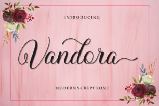 Vandora: A Dynamic Script Font for Editorial and Brand Design